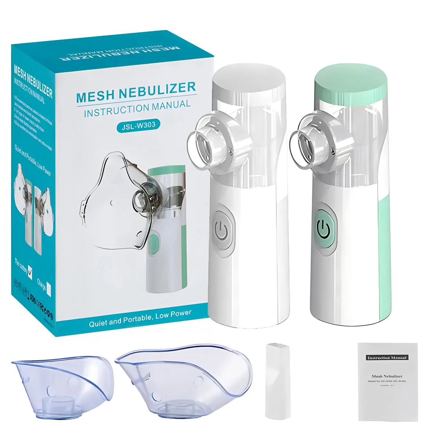 Handheld Portable Mesh Atomizer Silent Inhaler Nebulizer
