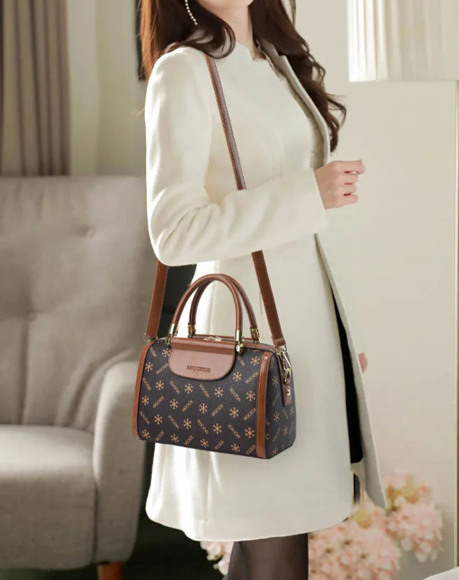 Women's Soft Leather Versatile Shoulder Handbag