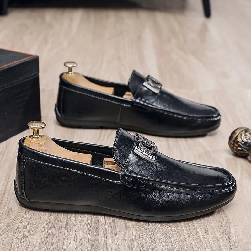 Men's Artificial Leather Upper EVA Insole Comfortable Loafers Shoes
