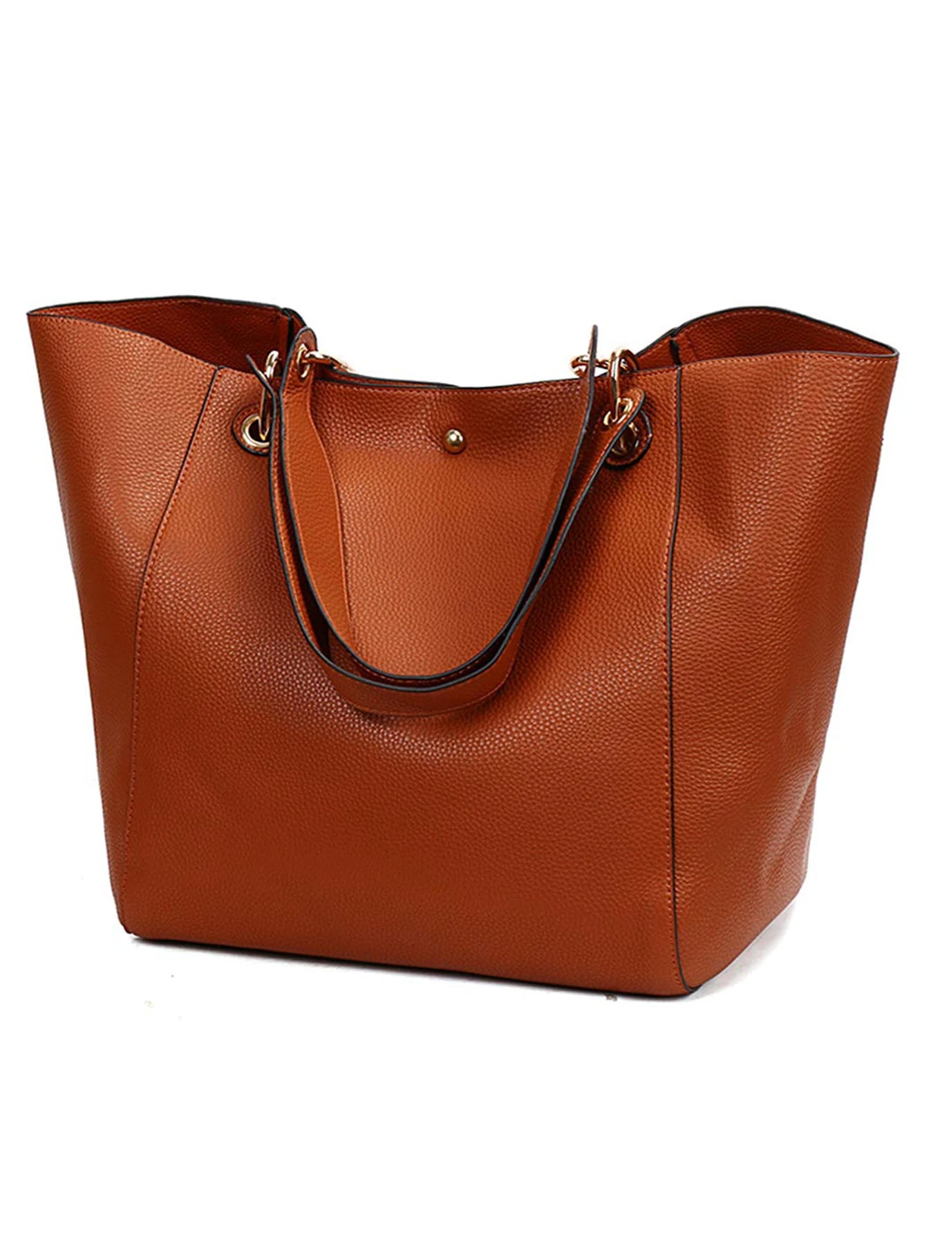 Women Large PU Leather Waterproof Hand Shoulder Bag