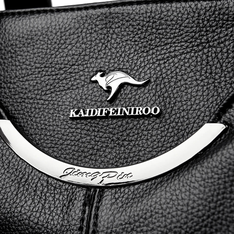 Women's High-Quality Soft Leather Shoulder Handbag