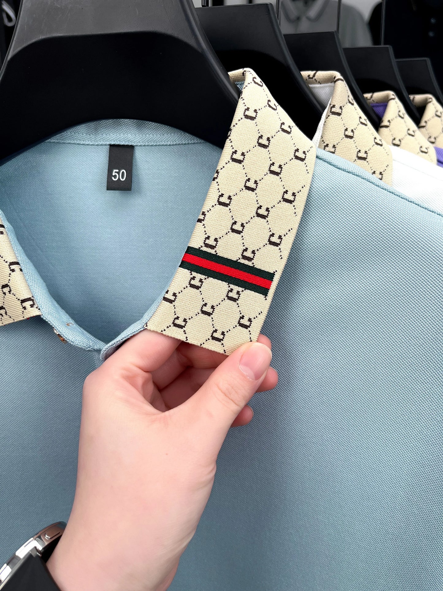 Men's Short Sleeve Fashion Trend Polo Shirt