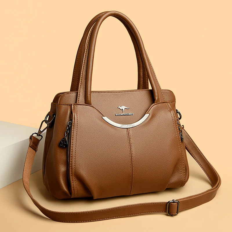 Women's High-Quality Soft Leather Shoulder Handbag