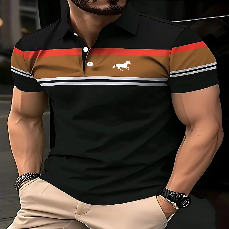 Men's Breathable Lightweight Casual Fashionable Polo Shirt