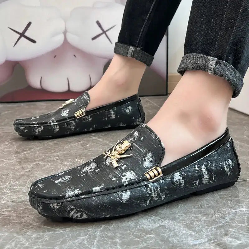 Men's High-Quality Genuine Leather Versatile Shoes Loafers