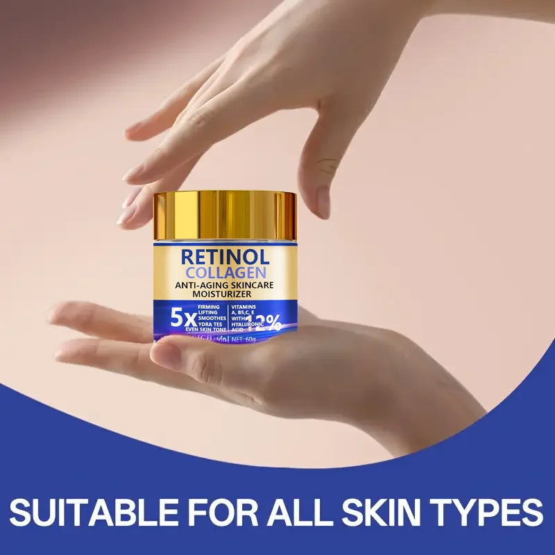 Face Retinol Anti Aging Firming Moisturizer Hyaluronic Acid Collagen Cream