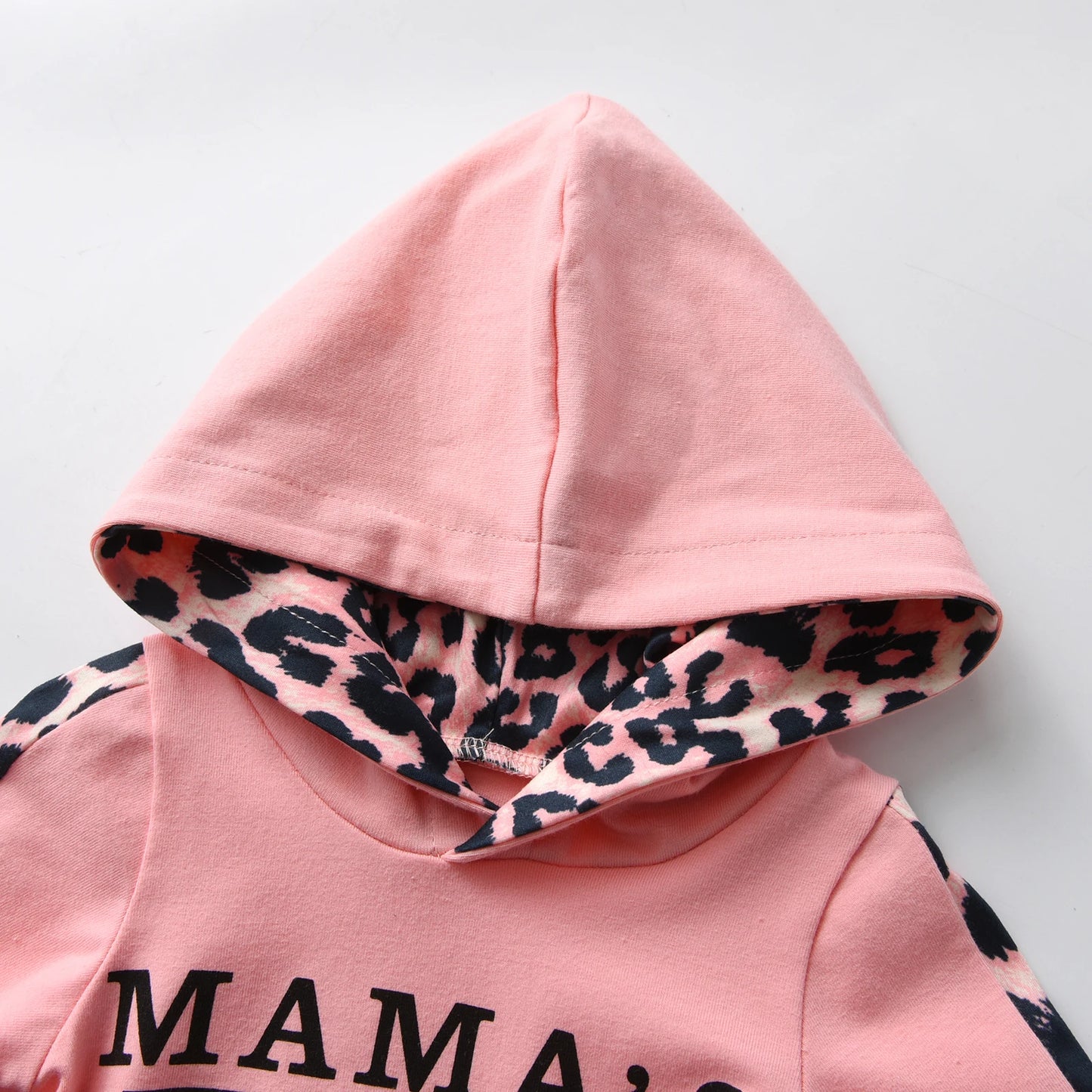 Baby Long Sleeve Hooded Pullover Pants Outfits Set