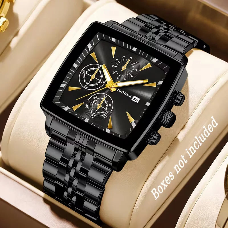 Men's Quartz Stainless Steel Wristwatch