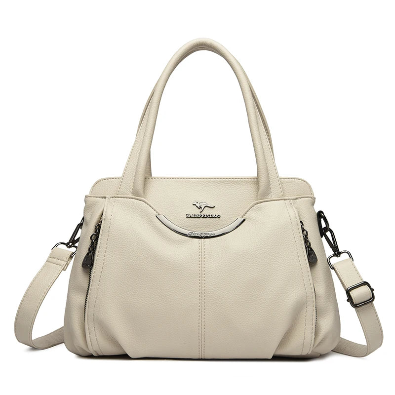 Women's High-Quality Soft Leather Shoulder Handbag