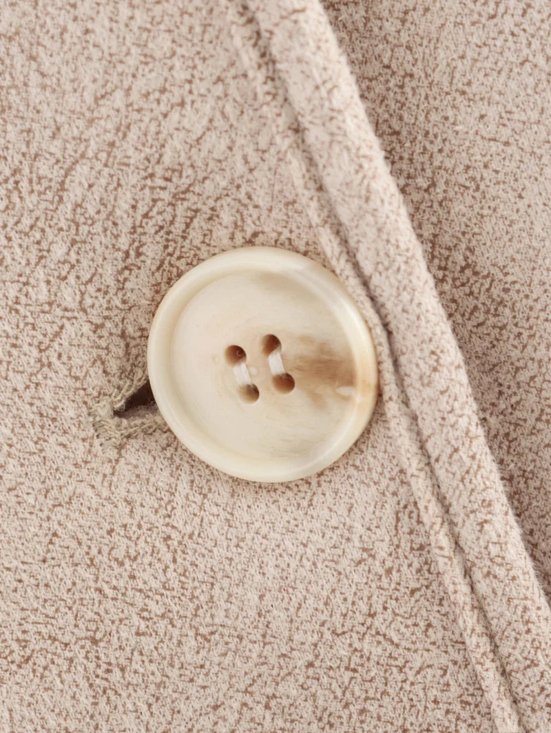 Women's Double Sided Collar Oversized Long Sleeve Jacket