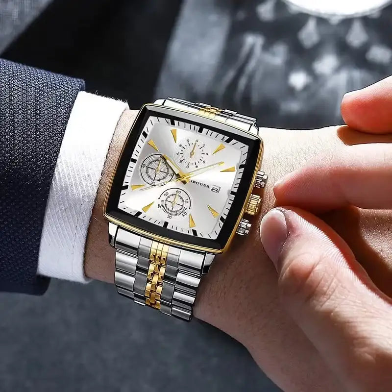 Men's Quartz Stainless Steel Wristwatch