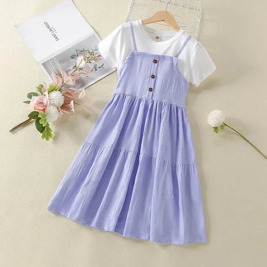 Girls Casual Summer Princess Dress