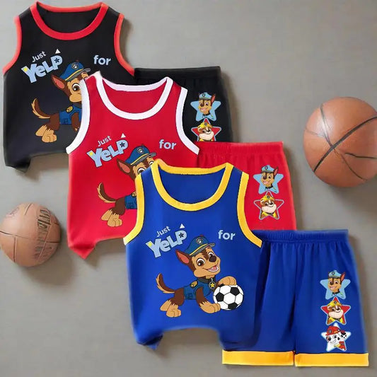Boys 2Pcs PAW Patrol Printed Breathable Sport Set