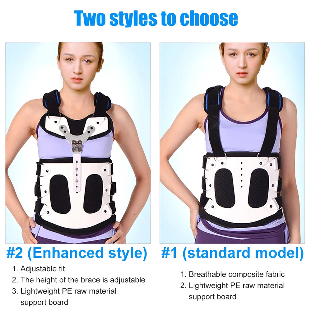 Thoracolumbar Fixed Spinal Adjustable Back Brace