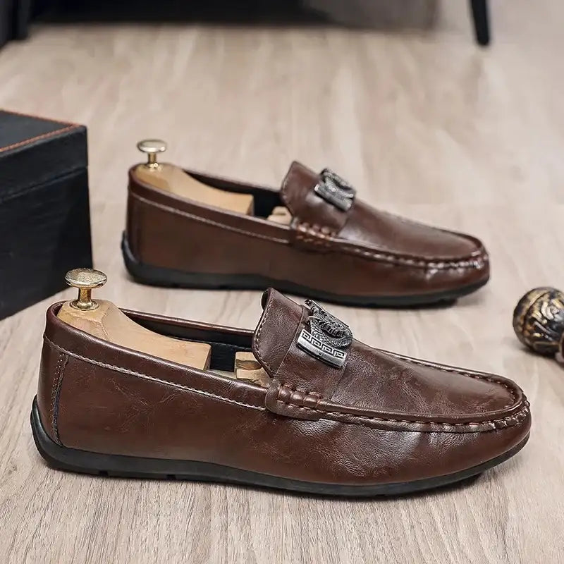 Men's Artificial Leather Upper EVA Insole Comfortable Loafers Shoes