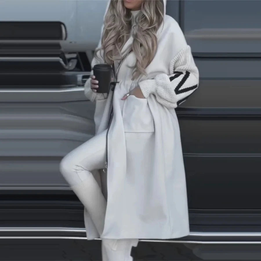 Women's Long Hoodie Thick Warm Coat