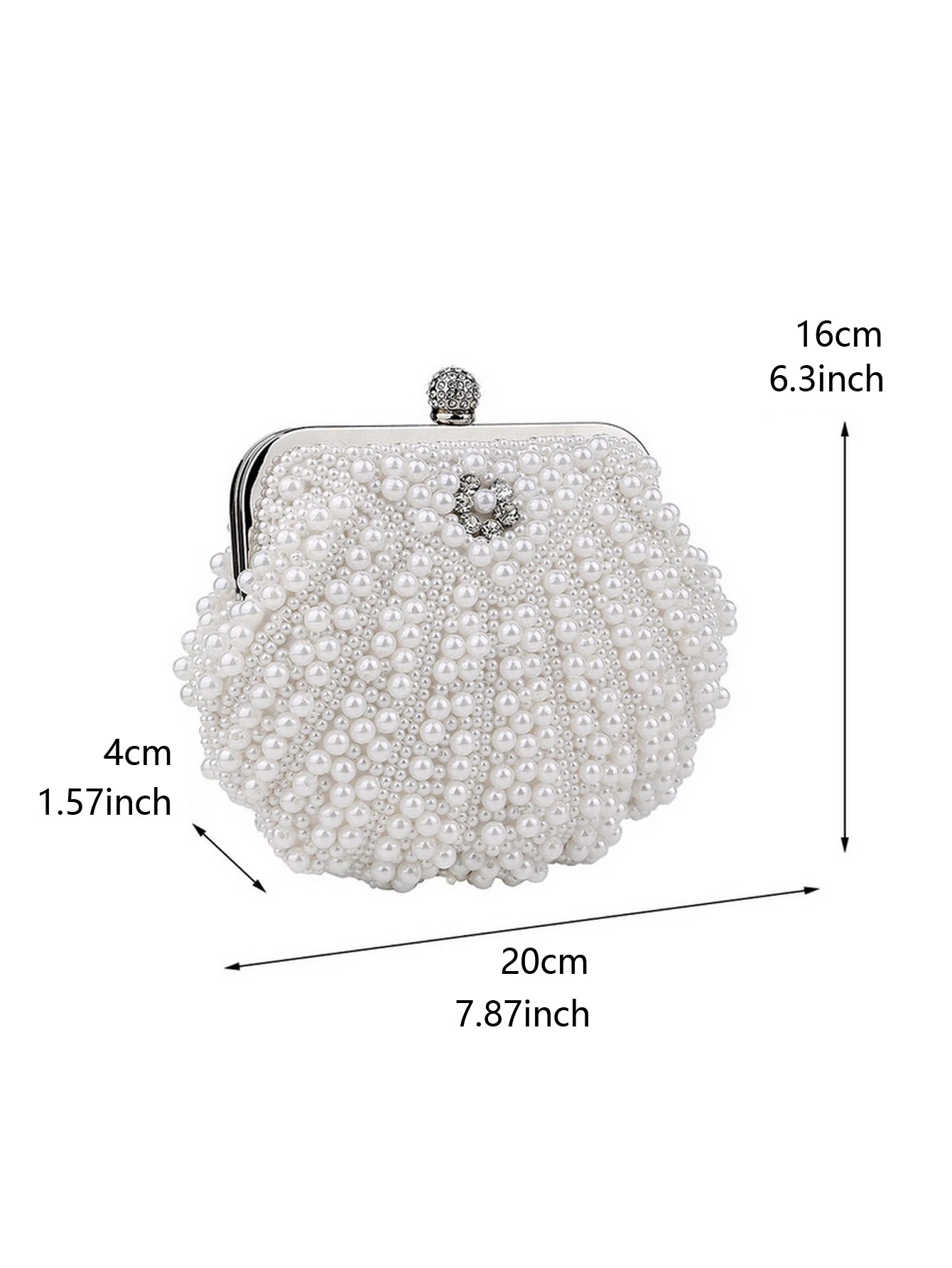 Women's Pearl Clutch Purse