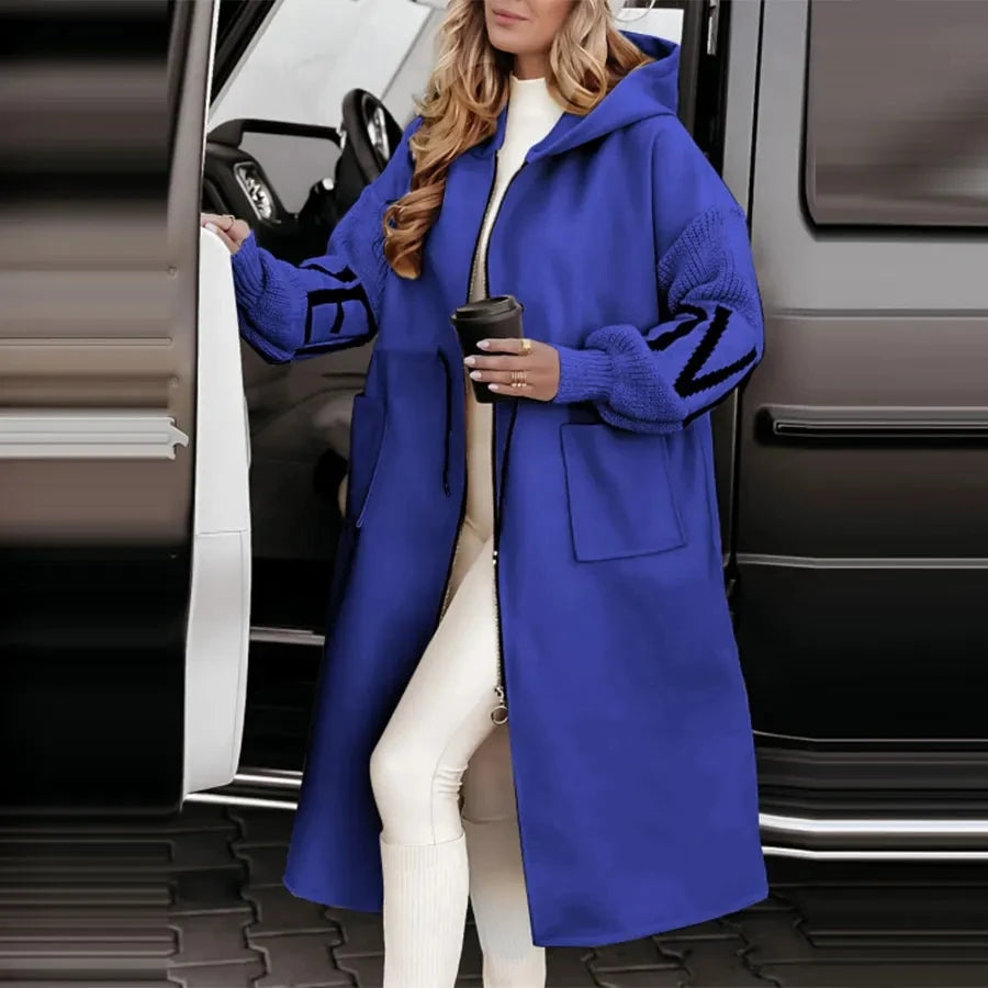 Women's Long Hoodie Thick Warm Coat