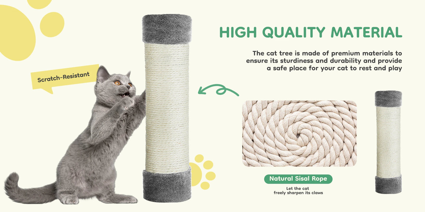 Cat Tree Tall Multi Cat Climbing Tower