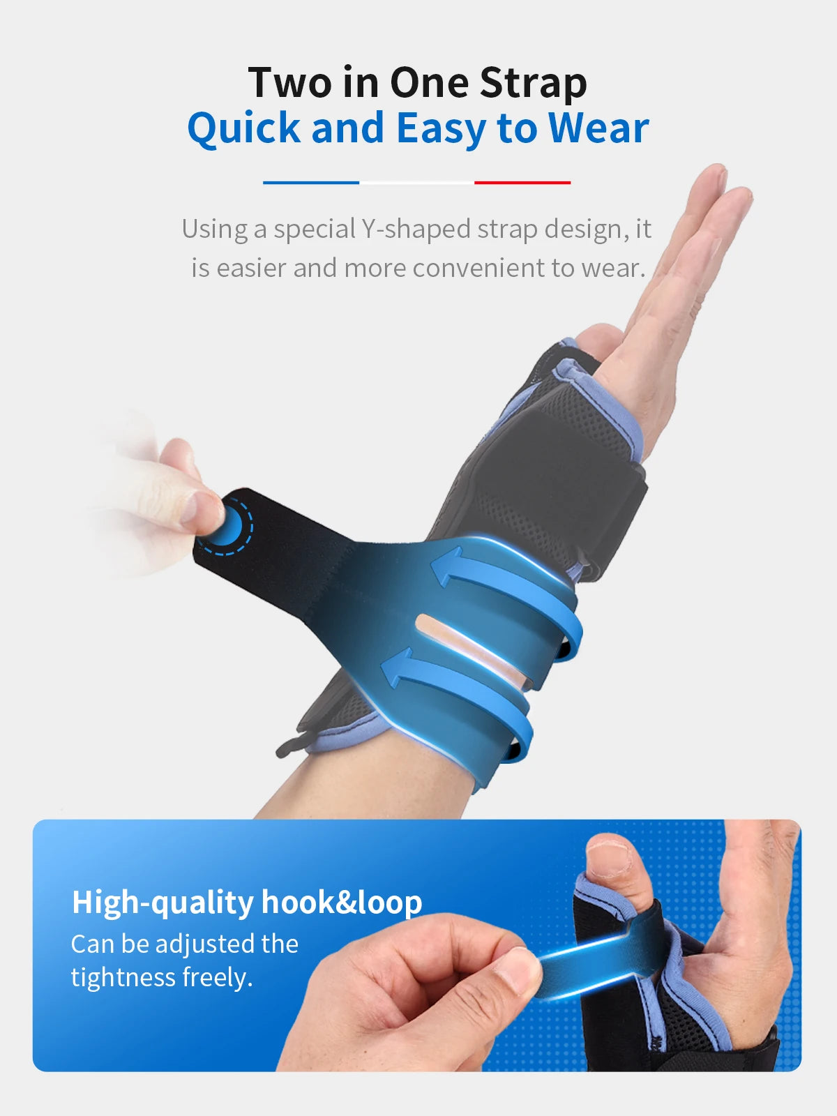 Wrist Brace Thumb Support Breathable Sprain Hand Fixation