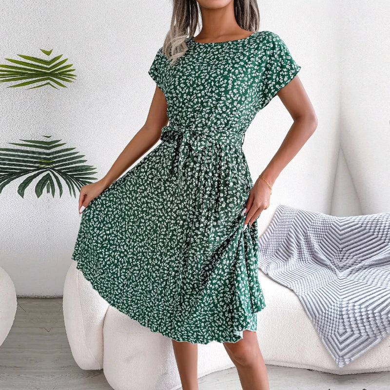 Women's Short Sleeve Summer Dress