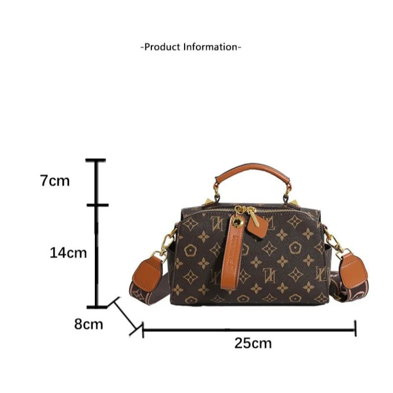Women's Versatile Fashionable Commuting Broadband Shoulder Bag