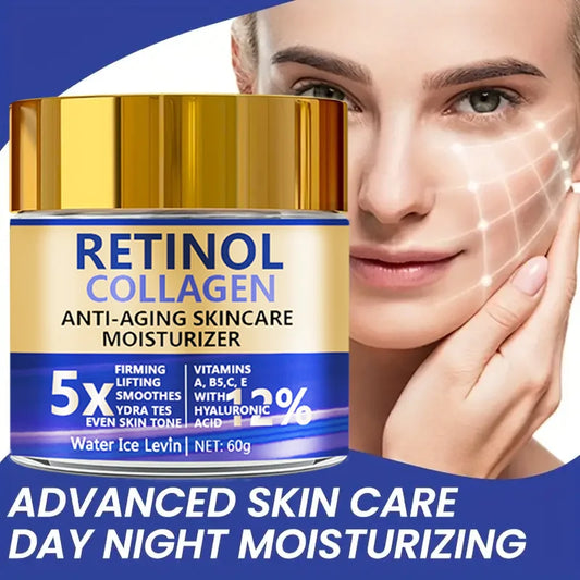 Face Retinol Anti Aging Firming Moisturizer Hyaluronic Acid Collagen Cream