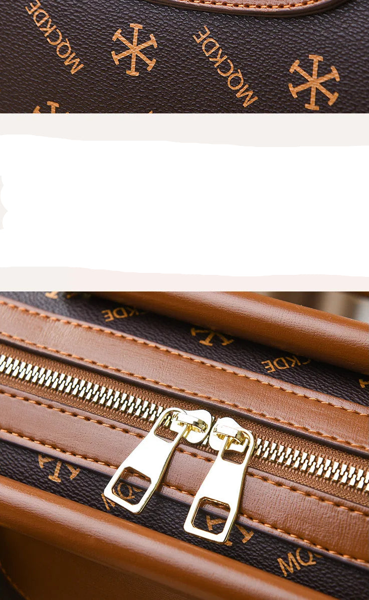 Women's Soft Leather Versatile Shoulder Handbag