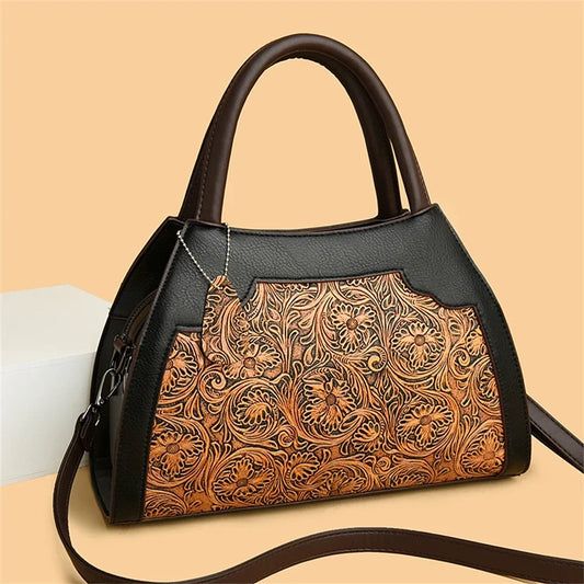 Women Luxury Leather Shoulder Handbag