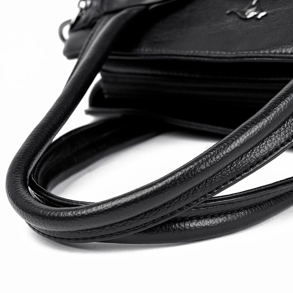 Women's High-Quality Soft Leather Shoulder Handbag