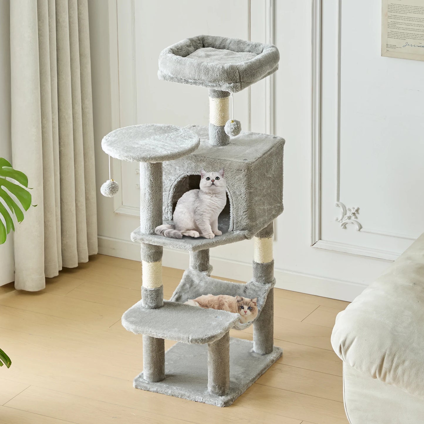Cat Tree Tall Multi Cat Climbing Tower