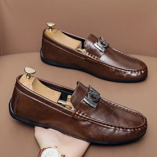 Men's Artificial Leather Upper EVA Insole Comfortable Loafers Shoes