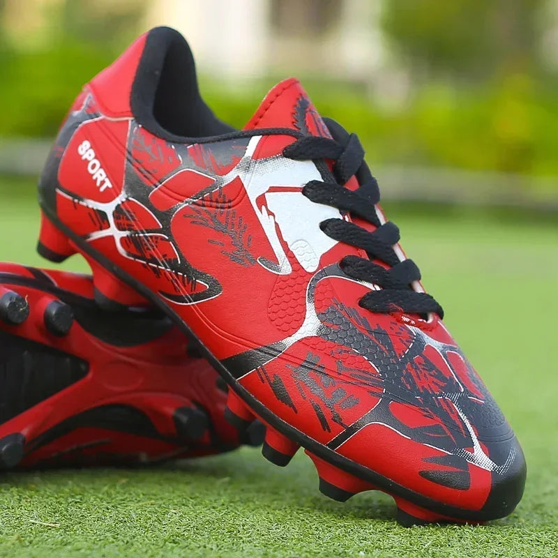 Men Kids Ultralight Non Slip Grass Soccer Cleats Boots
