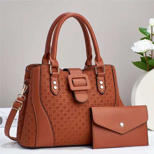 Women's Large Capacity Retro Shoulder Handbag