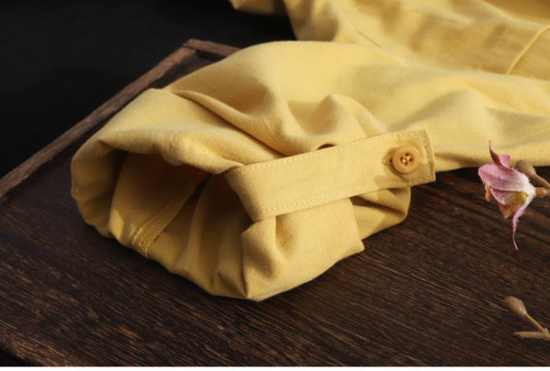 Women's Loose Breathable Midi Shirt Blouse