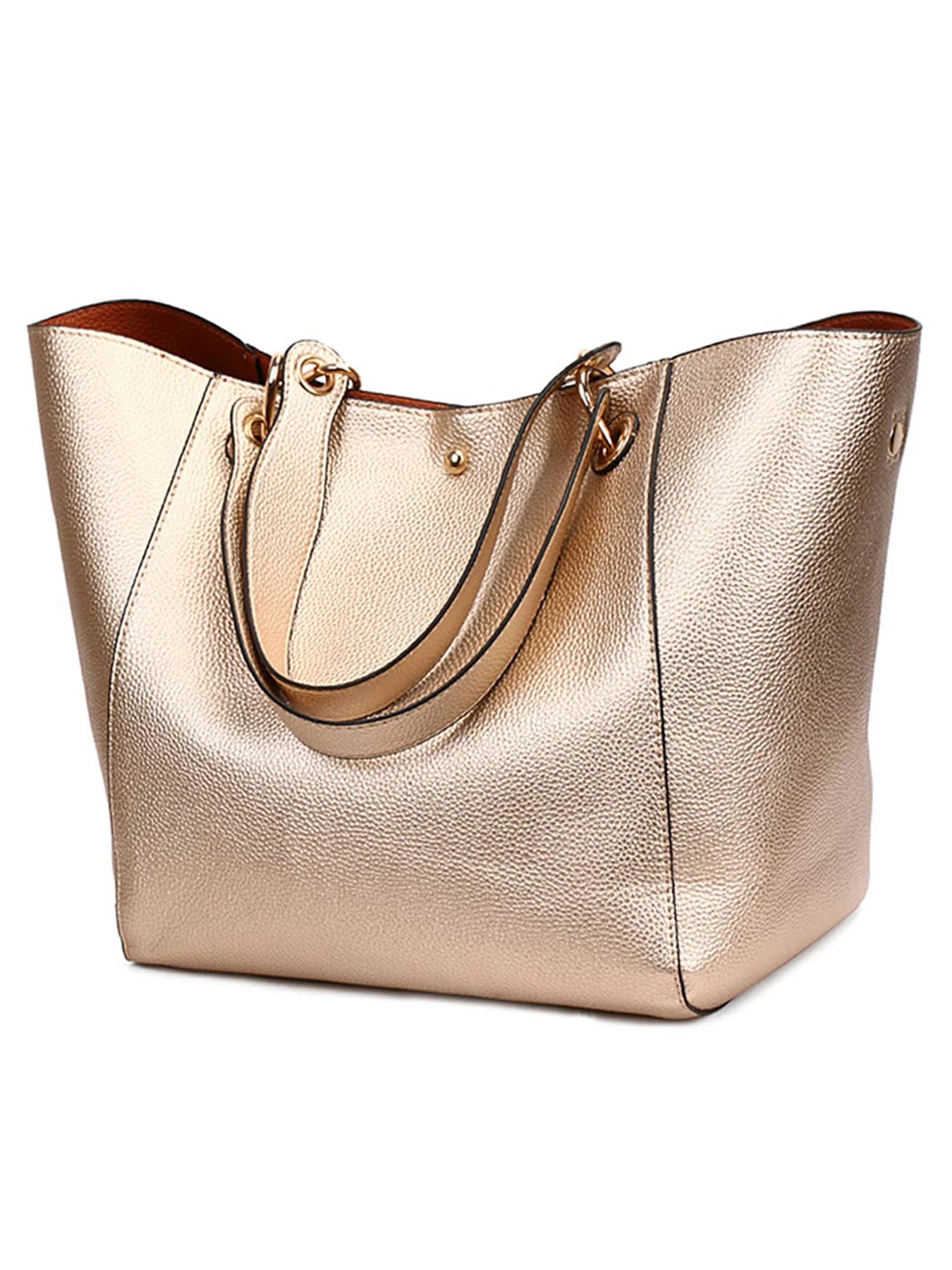 Women Large PU Leather Waterproof Hand Shoulder Bag