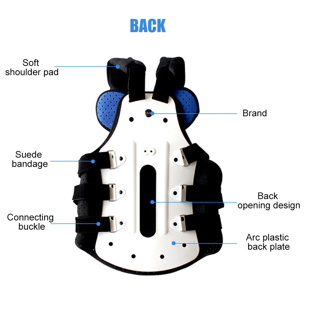 Thoracolumbar Fixed Spinal Adjustable Back Brace