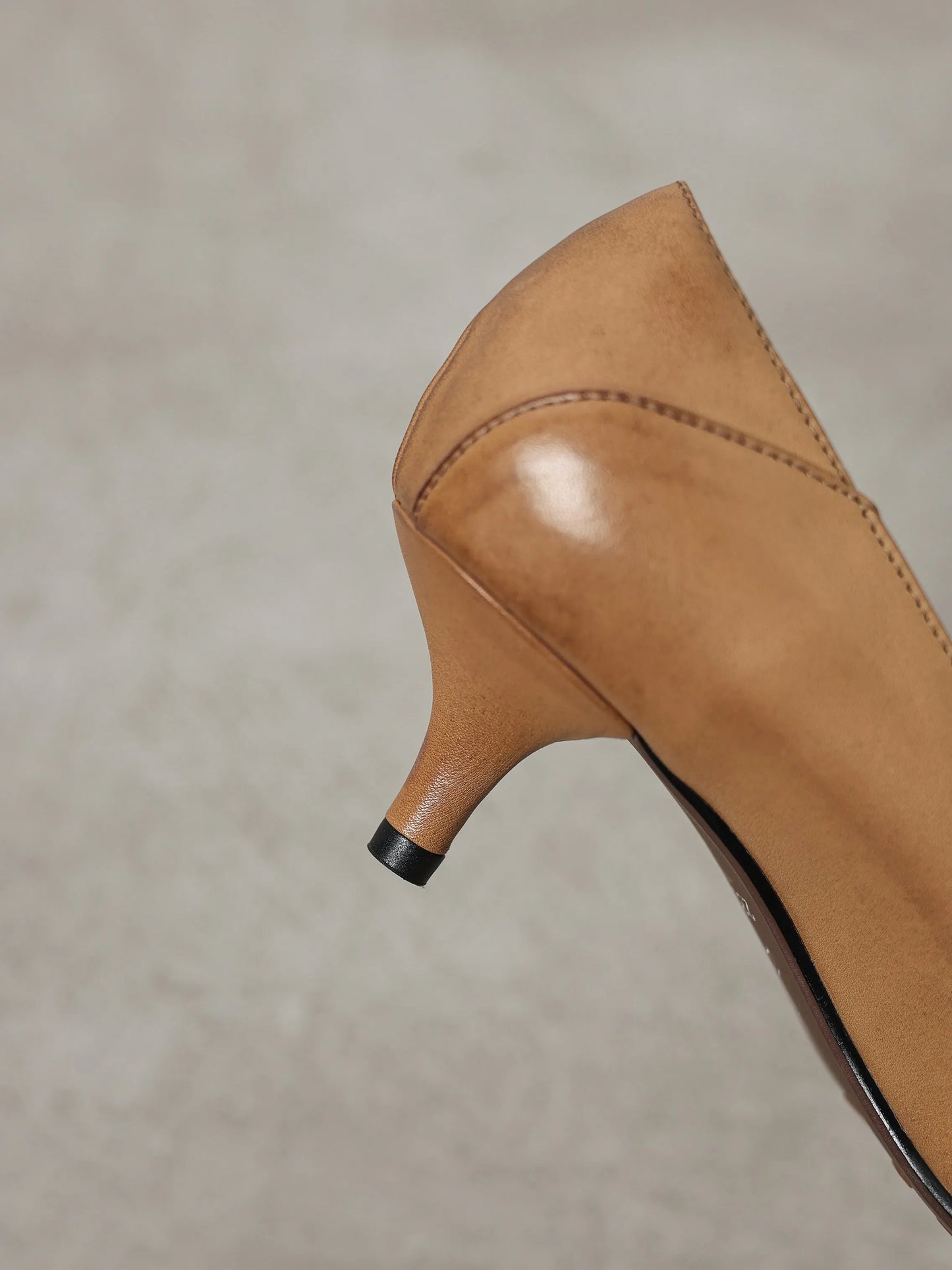 Women's Cow Leather T-Strap Pumps Shoes