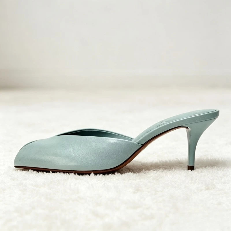 Women Open Toe Elegant Slide Sandals Pumps