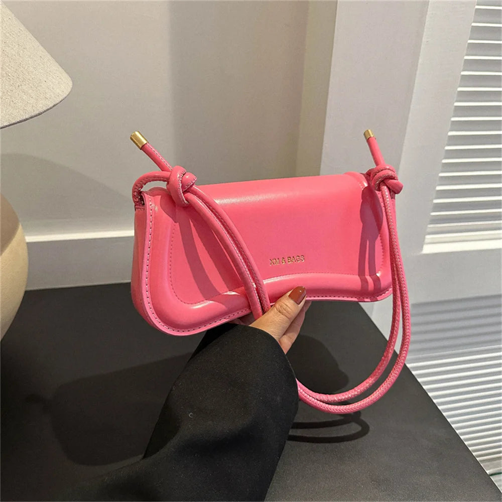 Women's PU Leather Small Top Handle Purse Handbag