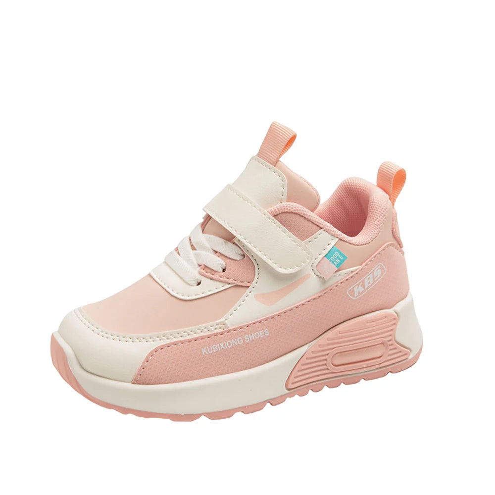 Kid's PU Leather Soft Soled Trend Sneakers