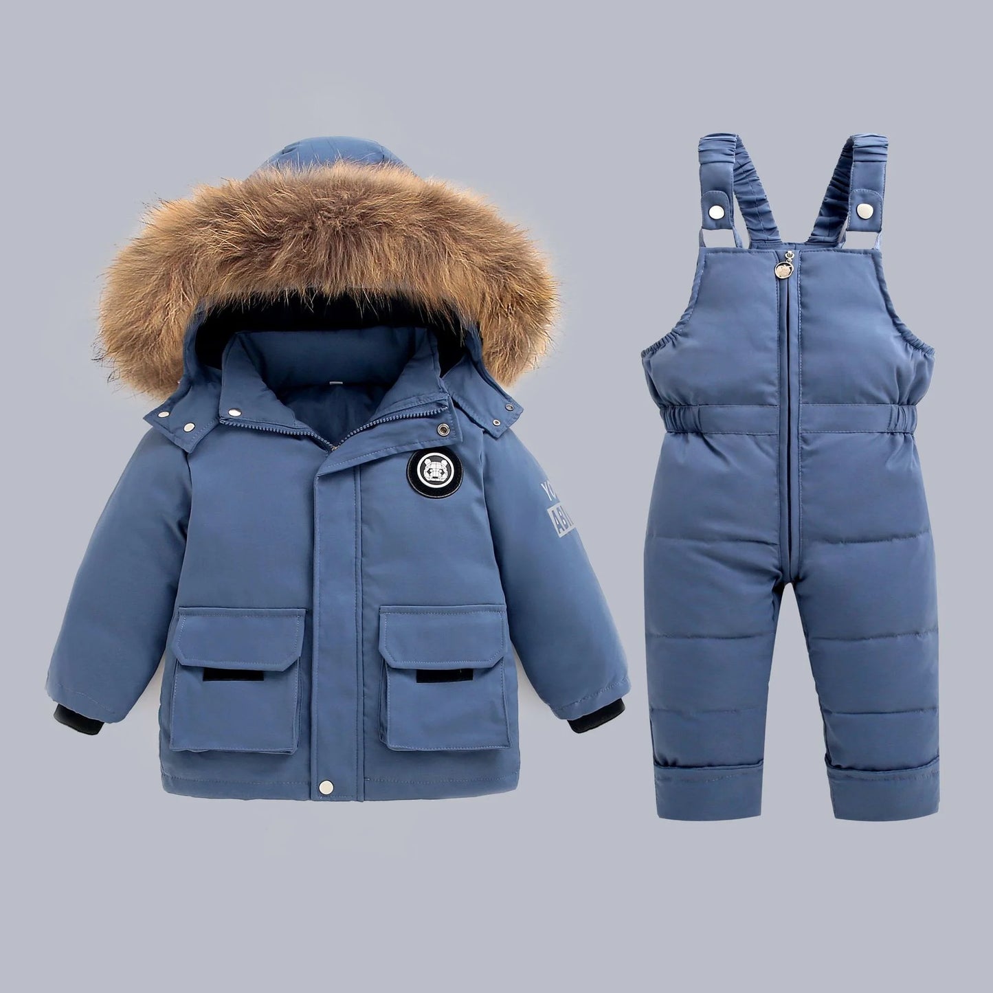 Kids' 2Pcs Baby Toddler Jacket Jumpsuit Set