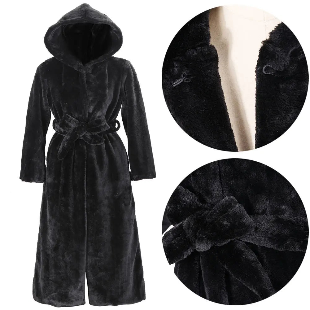 Women's Plus Size Faux Fur Long Fluffy Coat