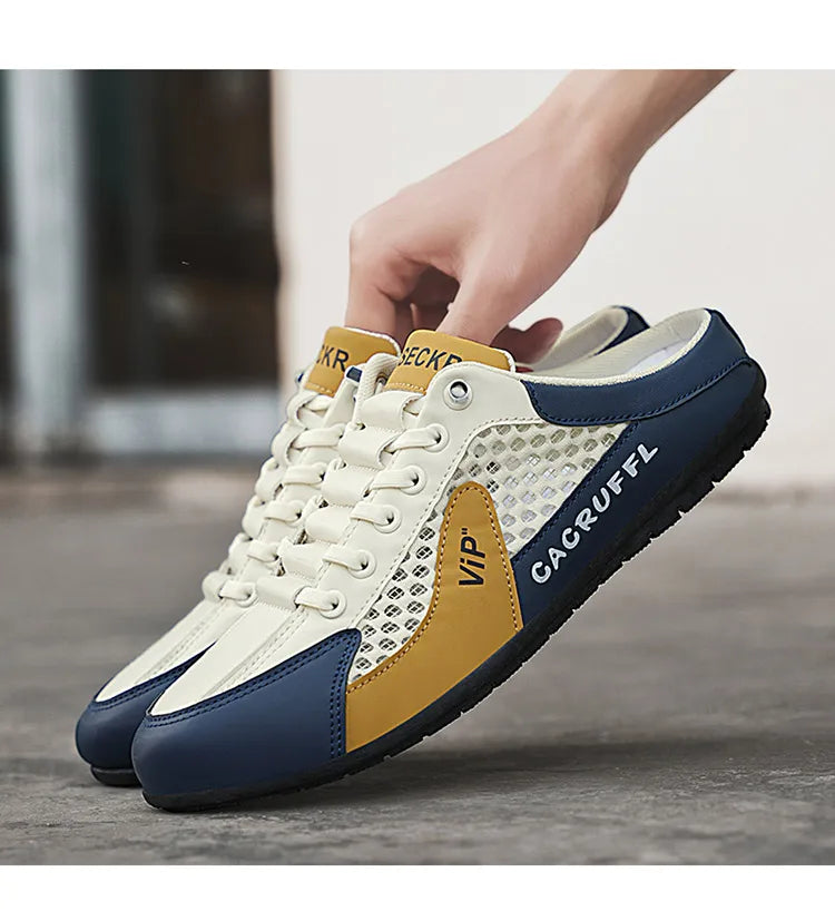 Men's Slip Ons Comfortable Breathable Stylish Half Slippers