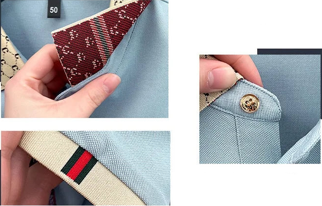 Men's Short Sleeve Fashion Trend Polo Shirt