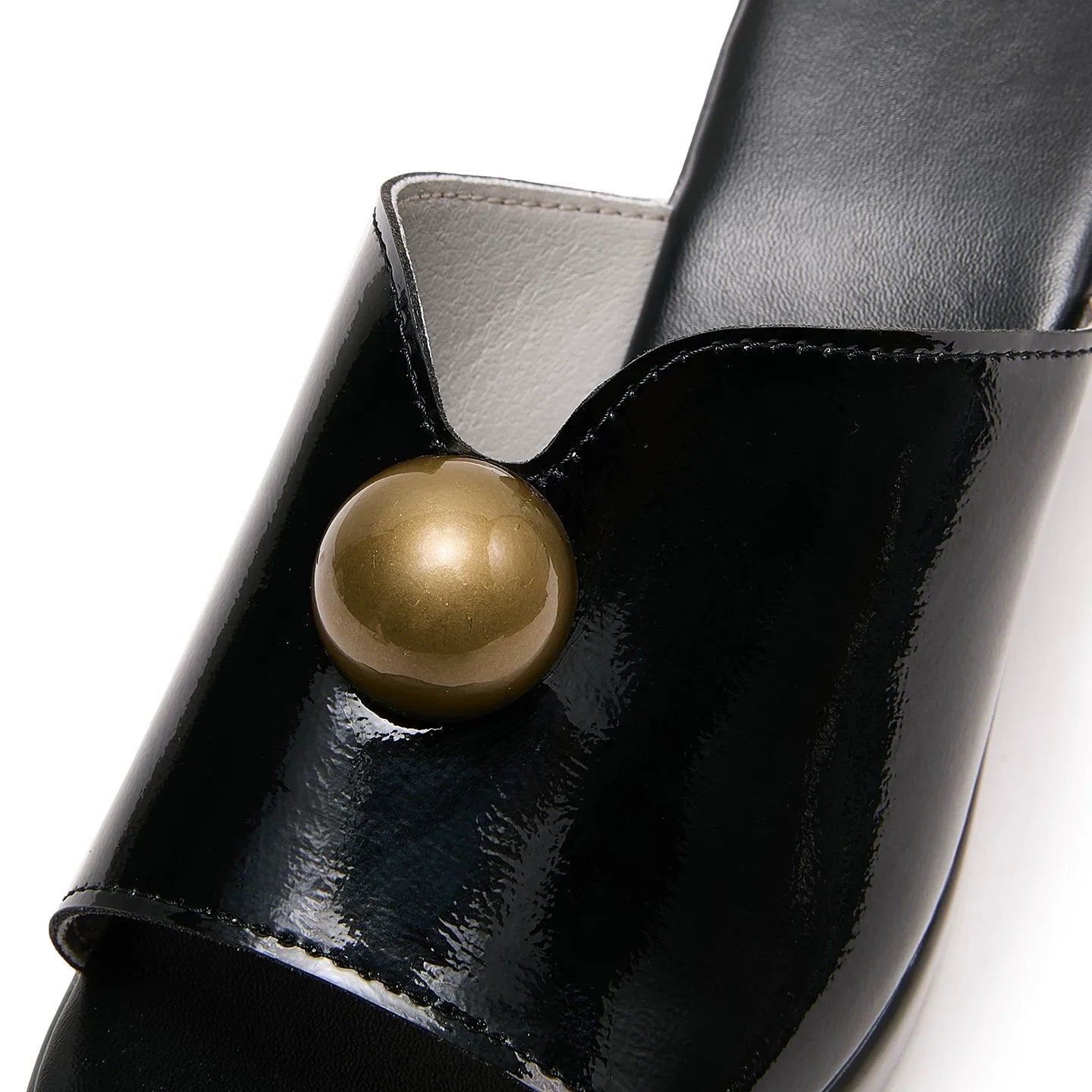 Women's Genuine Leather High Heels Shoes Sandals
