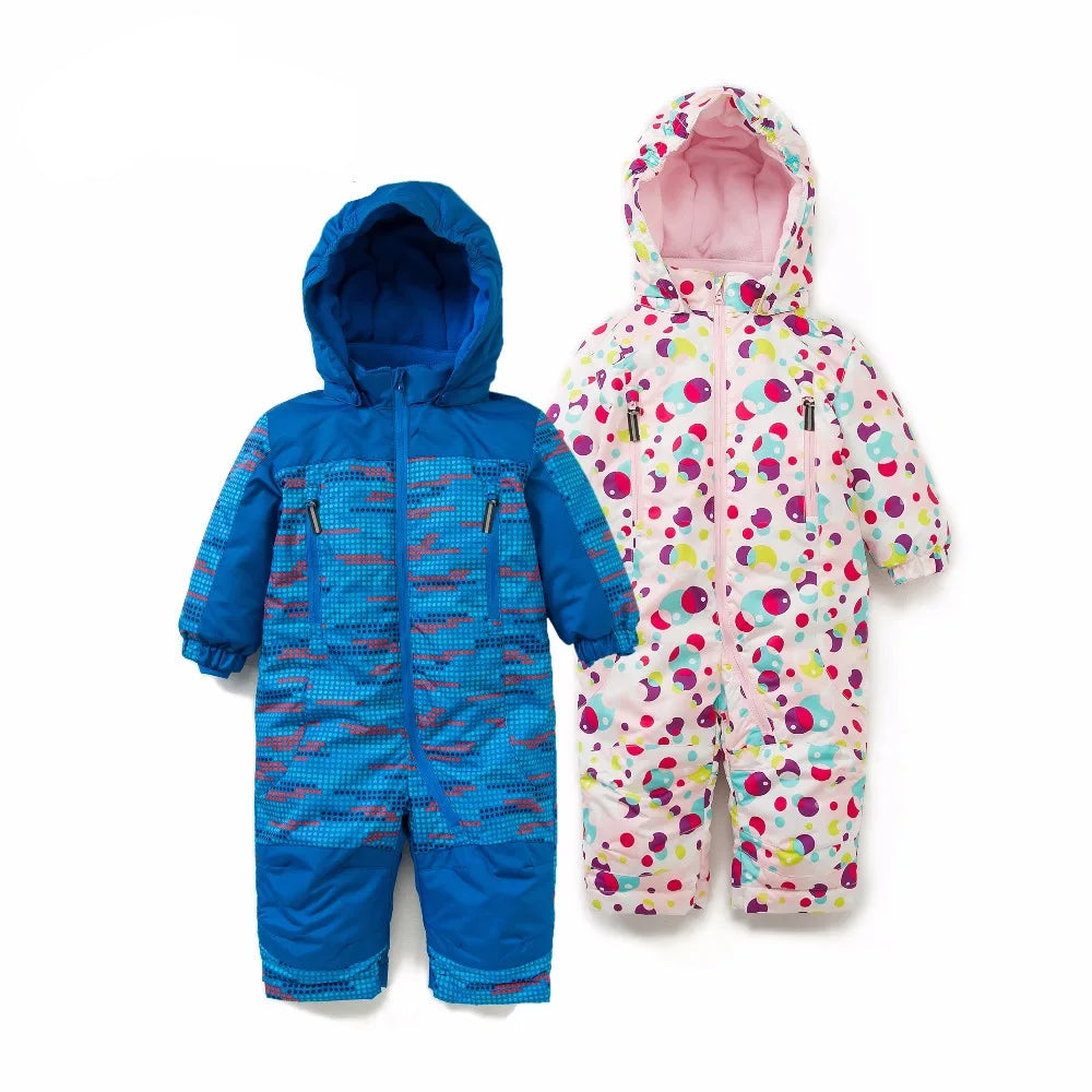 Baby Polka Dot Windproof Waterproof Romper