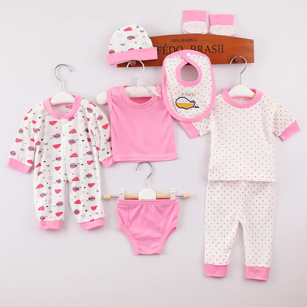 Baby Newborn 8Pcs Outfit Set