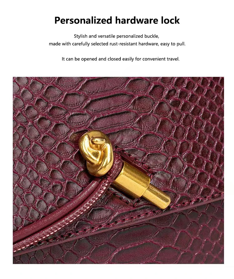 Women's PU Leather Top Handle Long Purse