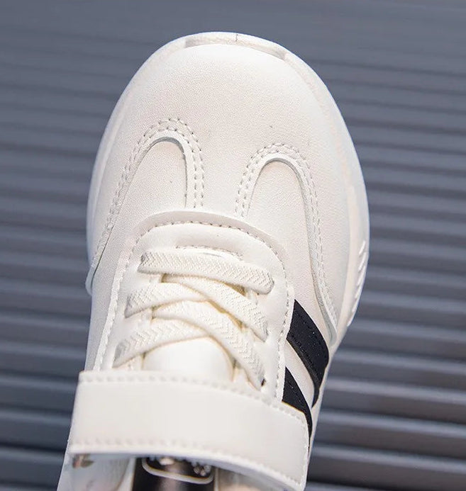 Boys Patchwork Stripes Sneakers
